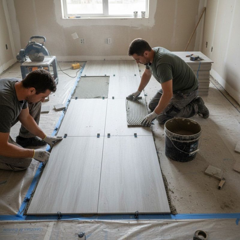 Tile Grout Installation