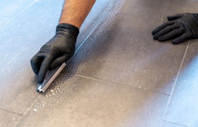 Indoor Grout Application